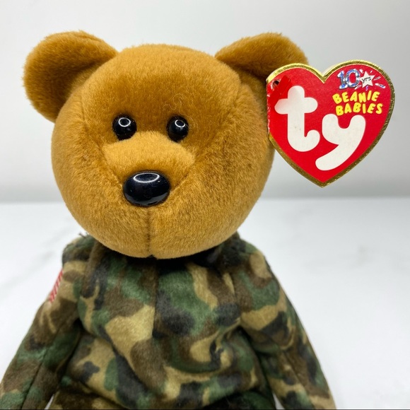 2003 Ty Hero Beanie Bear - Picture 2 of 12